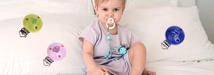 Designer baby best sale dummies uk