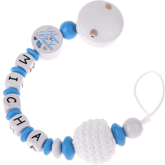 dummy chain little brother white-skyblue