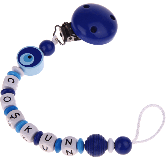 Arabic dummy chain Eye of Nazar Coşkun dark blue