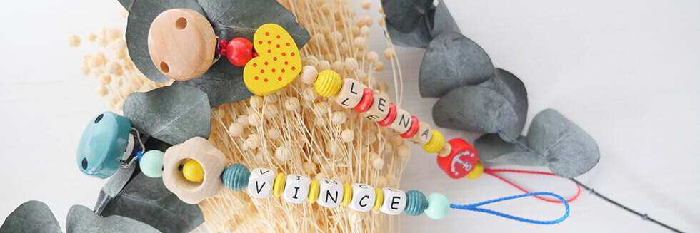 Personalised Dummy Chains With Names for Summer