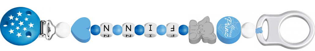 personalisierte Schnullerkette