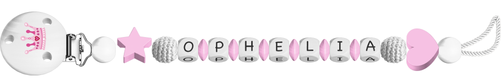 personalisierte Schnullerkette