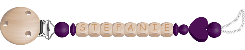 personalisierte Schnullerkette