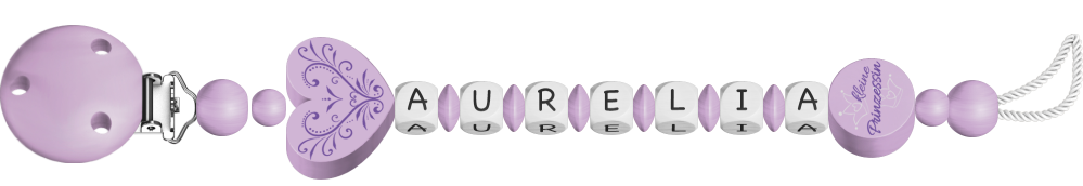 personalisierte Schnullerkette