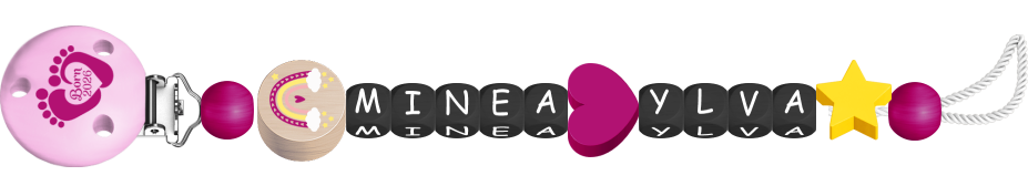 personalisierte Schnullerkette