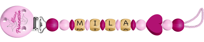 personalisierte Schnullerkette