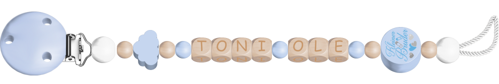 personalisierte Schnullerkette