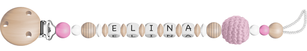 personalisierte Schnullerkette
