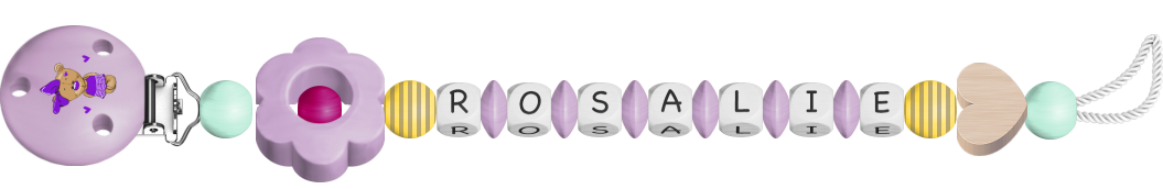 personalisierte Schnullerkette