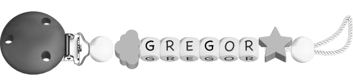 personalisierte Schnullerkette