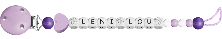 personalisierte Schnullerkette