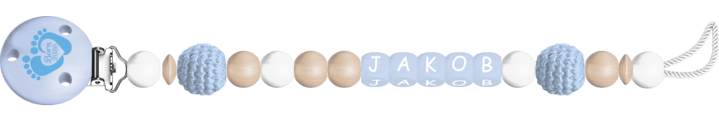 personalisierte Schnullerkette